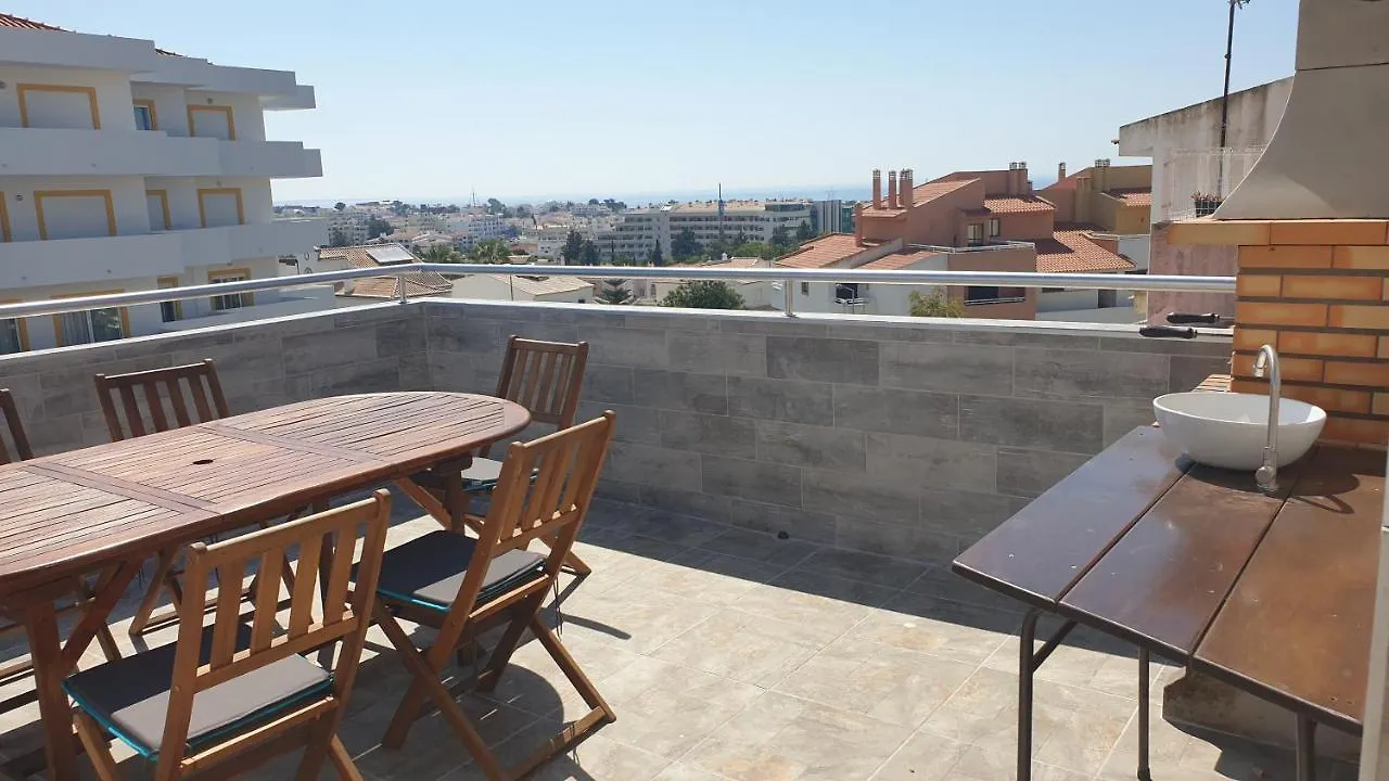 דירה Sea View Penthouse 10 Min Walking Albufeira Old Town And Beach Pescadores פורטוגל